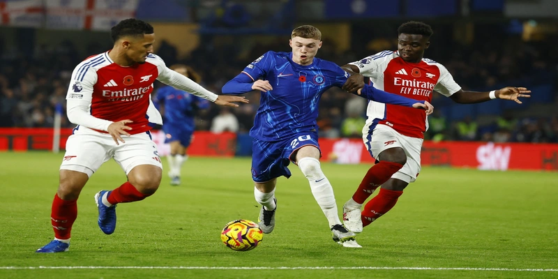 Giả sử trận đấu Arsenal và Chelsea được đưa ra